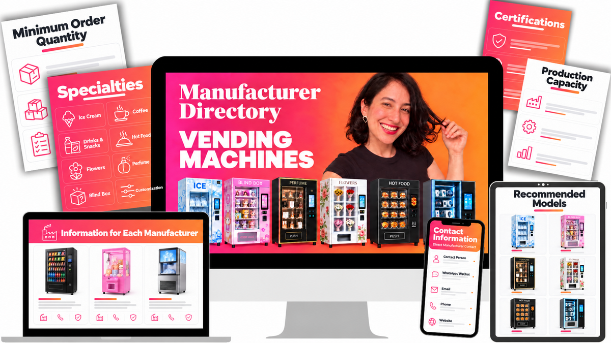 Vending Machine Manufacturer Directory